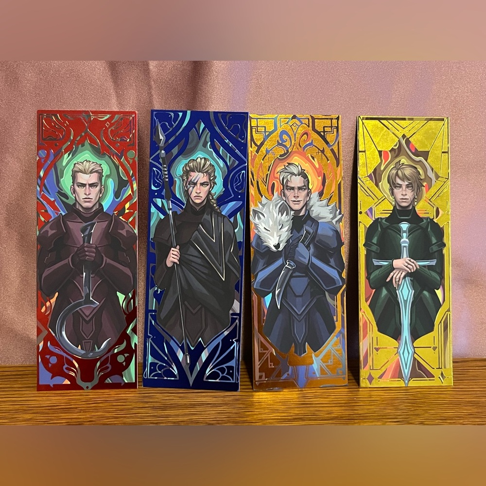 Fairyloot Red Rising Foiled Bookmarks New